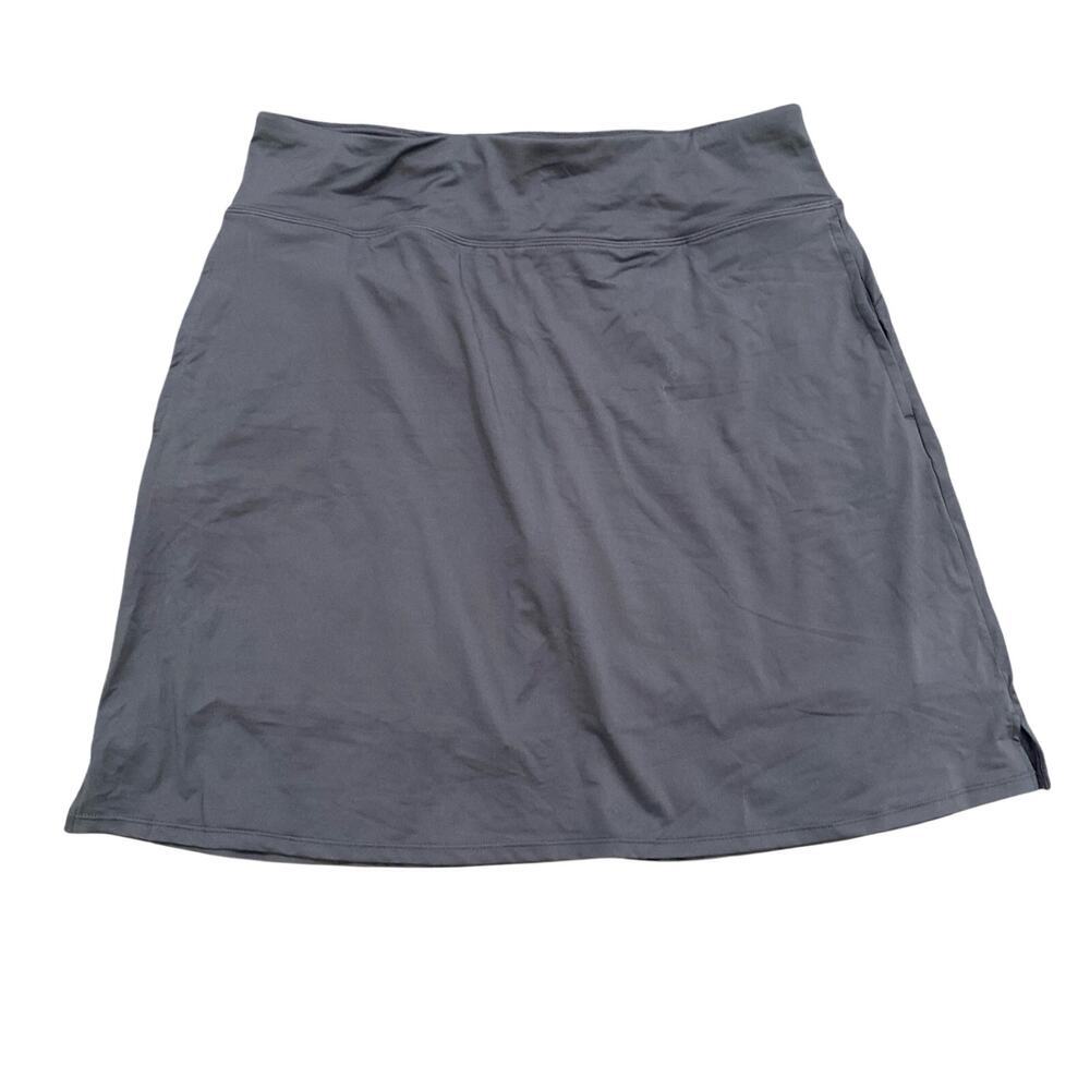 Women’s Active Skort with Pockets in Dark Grey, Size XXL​